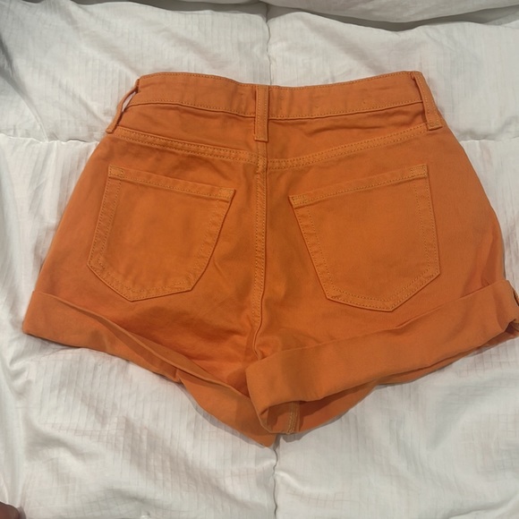 Orange Jean shorts - Picture 2 of 6